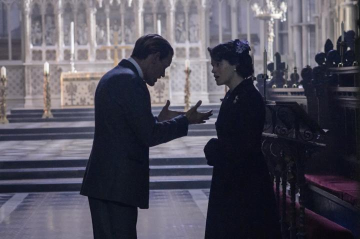 Matt Smith and Claire Foy in The Crown (2016)