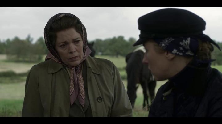 Olivia Colman and Erin Doherty in The Crown (2016)